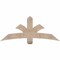 Ekena Millwork Davenport Smooth Timber Gable Bracket, Douglas Fir, 60"W x 25"H x 5 1/2"D x 5 1/2"F, 10/12 Pitch GBW060X25X0606DAV00SDF - alternate 1